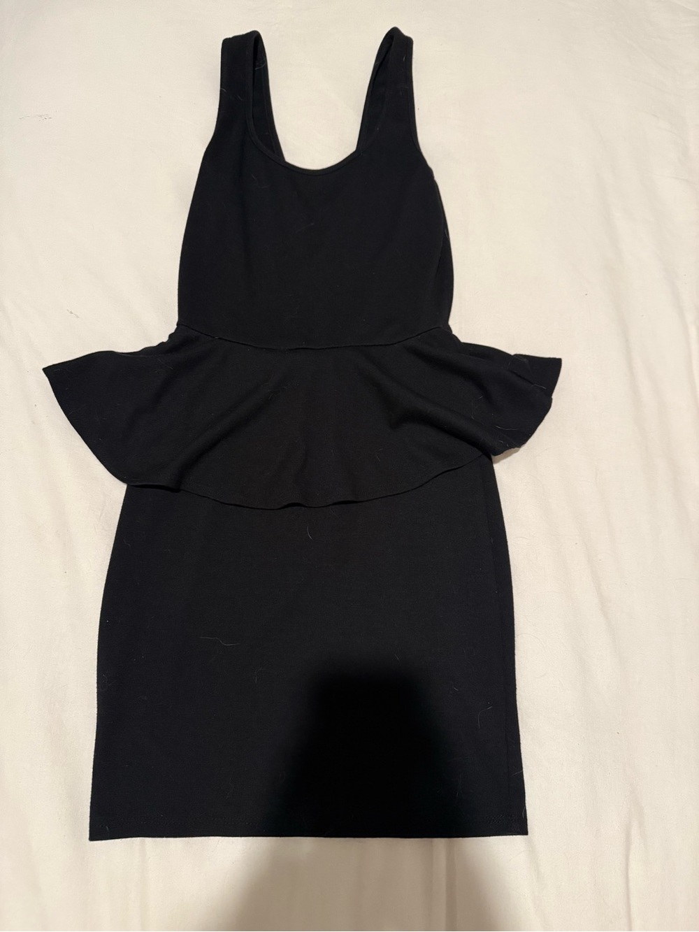 Wet Seal Black Peplum Tank Dress - Women